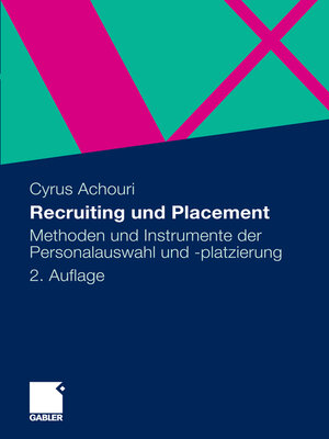 cover image of Recruiting und Placement